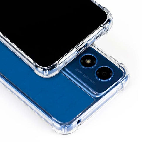 MLB Los Angeles Dodgers - Solid Distressed Moto G 5G (2024) Clear Case